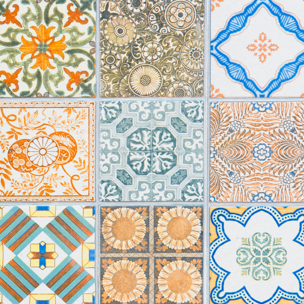 ceramic tiles patterns from Portugal - Photo, Image