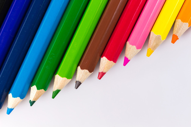 crayon for children on whiteboard - Foto, imagen