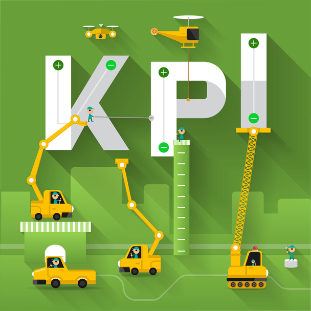 Строительный кран KPI
 - Вектор,изображение