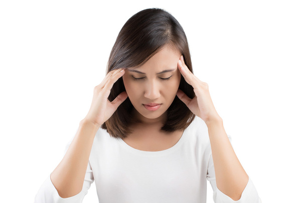 Woman having a headache - Fotoğraf, Görsel