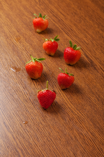 beautiful, juicy, ripe strawberry - Photo, image