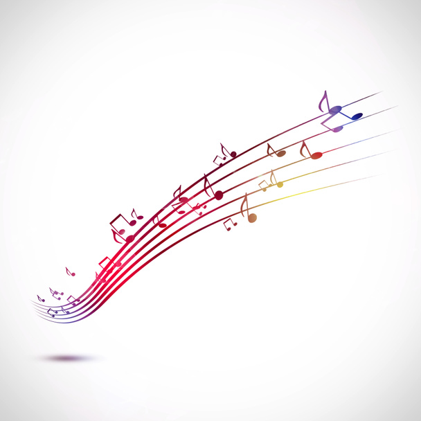 Notes de musique multicolore
 - Photo, image