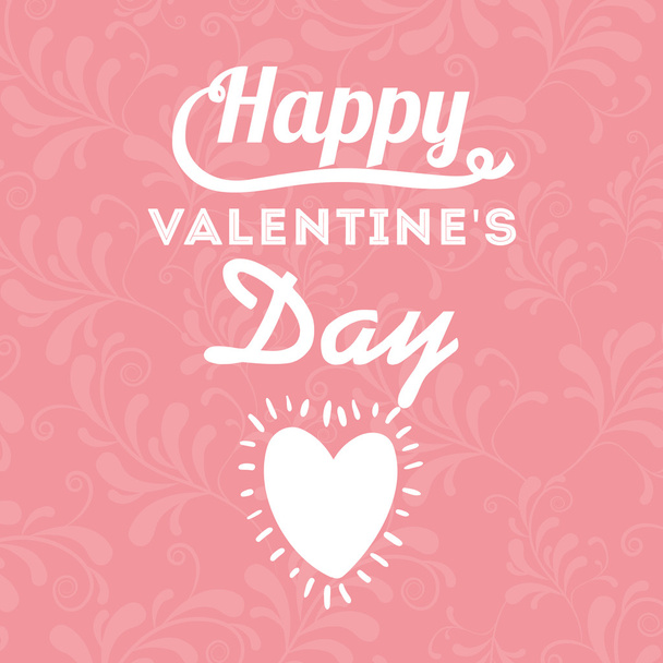 Happy Valentines Day ontwerp - Vector, afbeelding