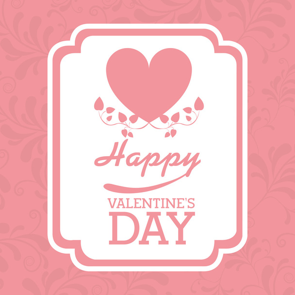 Happy Valentines Day ontwerp - Vector, afbeelding