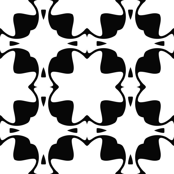 Безшовна чорно-біла векторна текстура ліній та елементів
 - Вектор, зображення