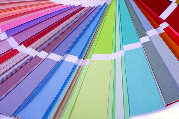 Farbpalette, um eine Farbe auszuwählen - Foto, Bild