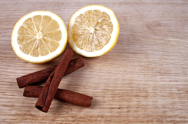 cinnamon and lemon  - Fotó, kép