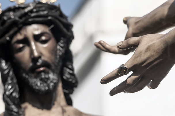 Jesus before Pilate, Holy Week in Seville, Brotherhood of San Benito - Photo, Image