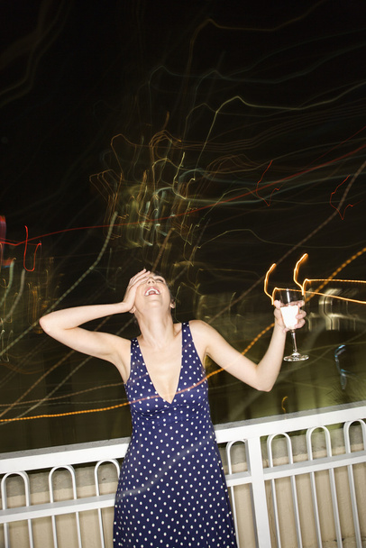 Woman having fun. - Foto, imagen