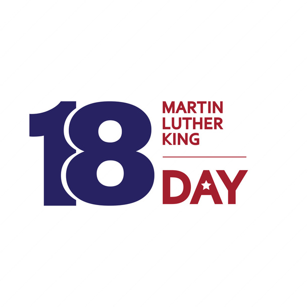 Martin Luther King Day. Vector illustration - Vector, Image