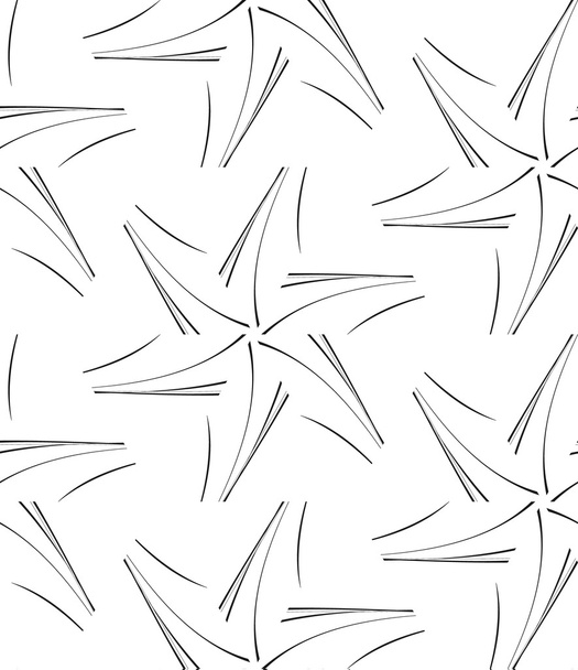 Безшовна чорно-біла векторна текстура ліній та елементів
 - Вектор, зображення