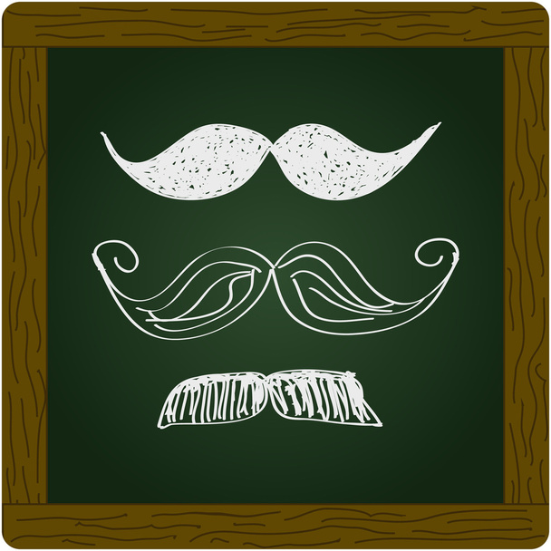 Doodle simples de um bigode
 - Vetor, Imagem