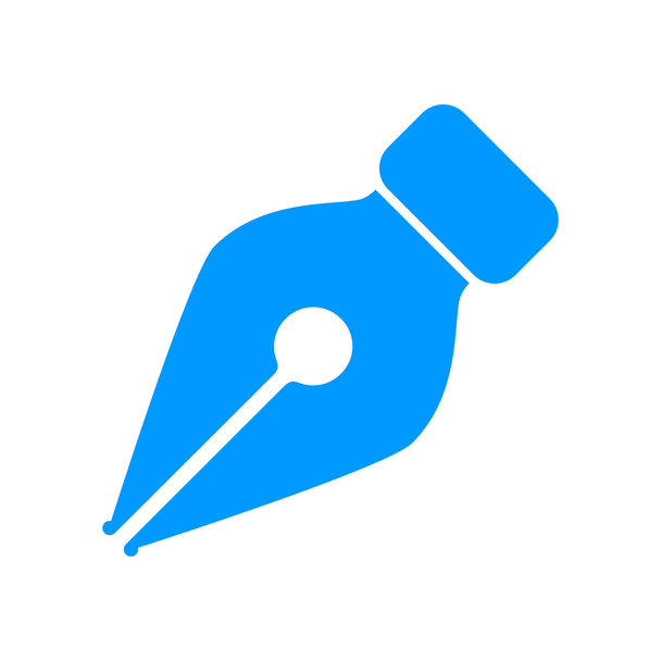 inkt pen pictogram geïsoleerd  - Vector, afbeelding