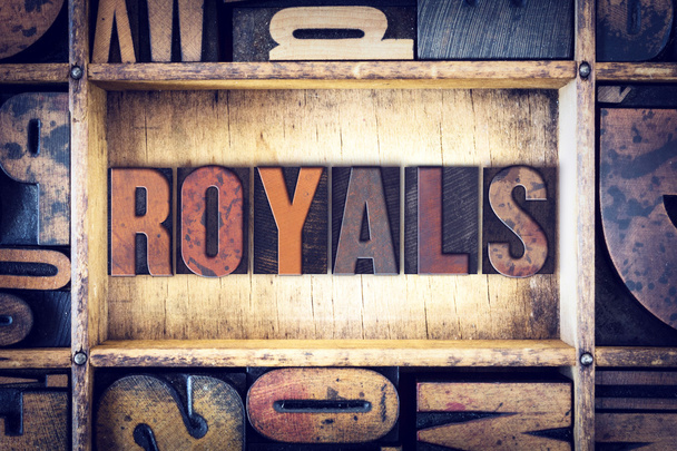 Type de typographie pour le Concept Royals - Photo, image