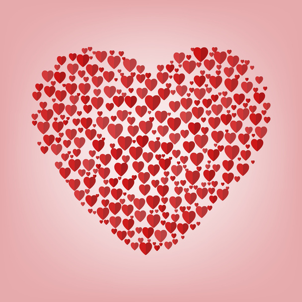 Valentines ilustração do coração
 - Vetor, Imagem