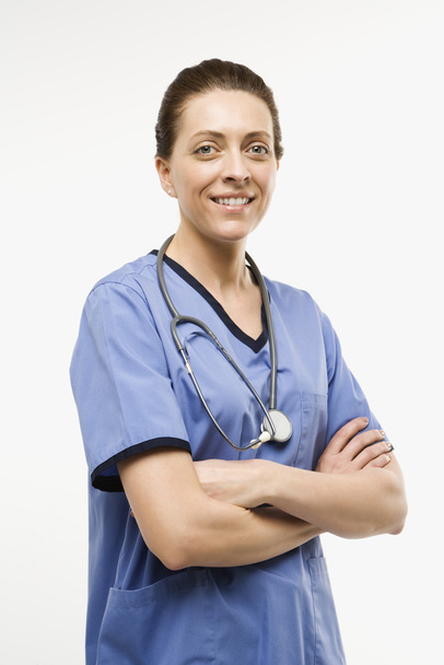 Caucasian woman doctor. - Фото, изображение