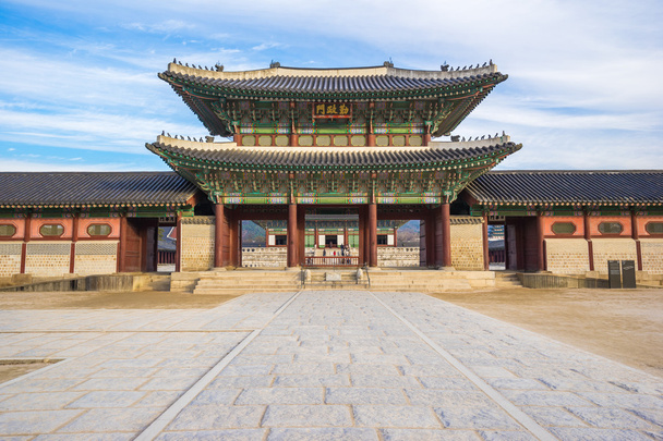 Pałac Gyeongbokgung w Seulu, Korea Południowa - Zdjęcie, obraz