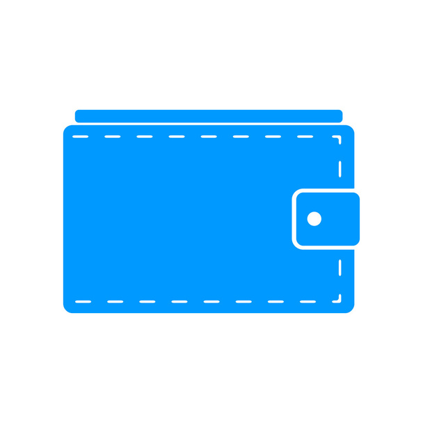 Portefeuille avec icône cash simple sur fond blanc. Illustration vectorielle
. - Vecteur, image
