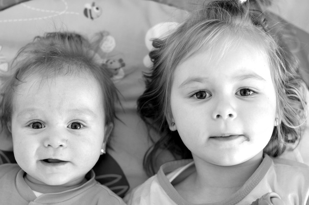 dvě krásné miminko - Fotografie, Obrázek