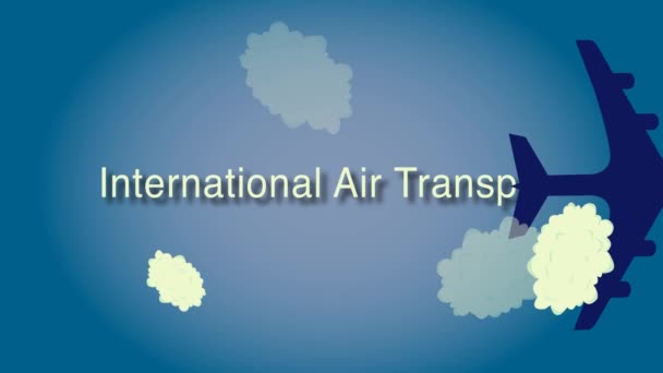 Λιμάνι trans διεθνείς αεροπορικές - Πλάνα, βίντεο