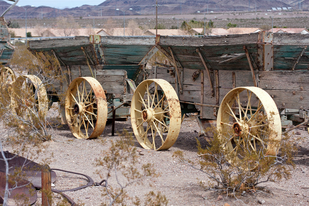 Stare wagony dziki zachód - Zdjęcie, obraz