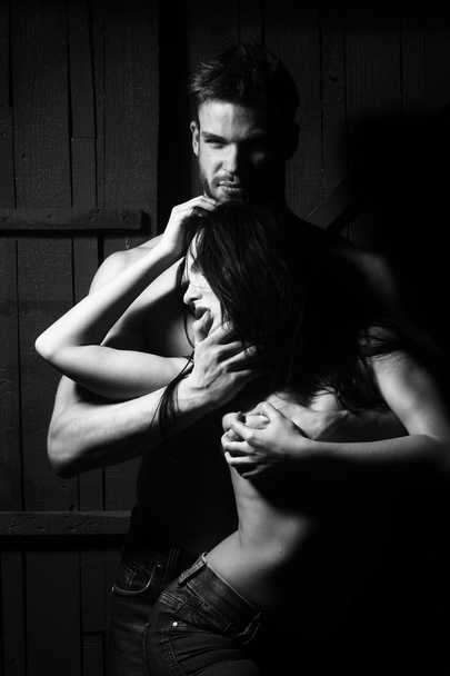 Couple of sensual man and woman - Foto, Imagen