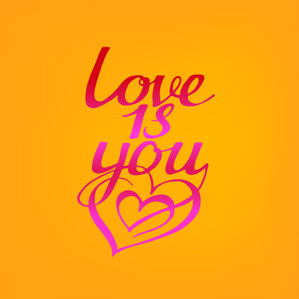 Love lettering vector - ベクター画像