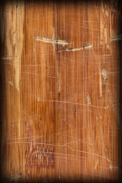 Stary blok lakierowane-deska pęknięta porysowany odkleić winieta Grunge tekstury - Zdjęcie, obraz