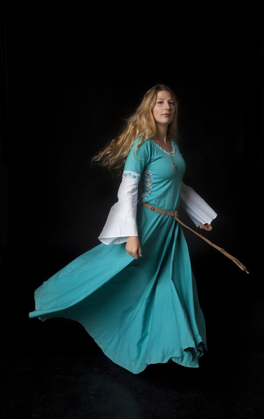 Beautiful Medieval dancer - Photo, Image