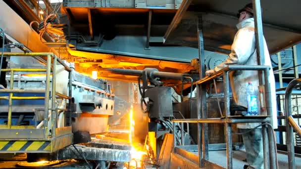metallurgical works interior - Footage, Video