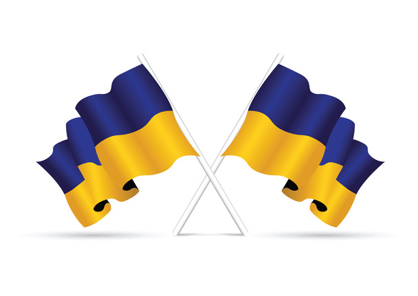Ukrainische Nationalflagge - Vektor, Bild