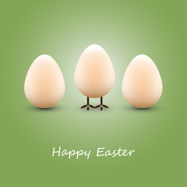 Happy Easter Card - Vector, Image
