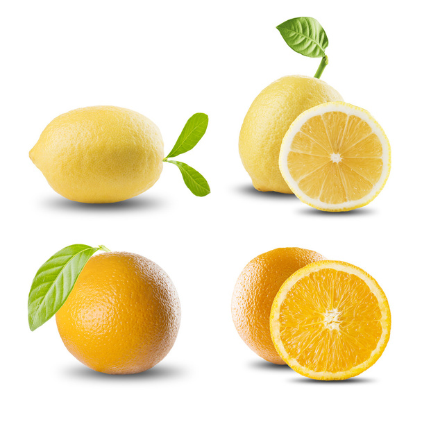 Lemons and Oranges Citrus Fruit - Foto, imagen