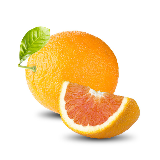 fresh grapefruit on white - Foto, Bild