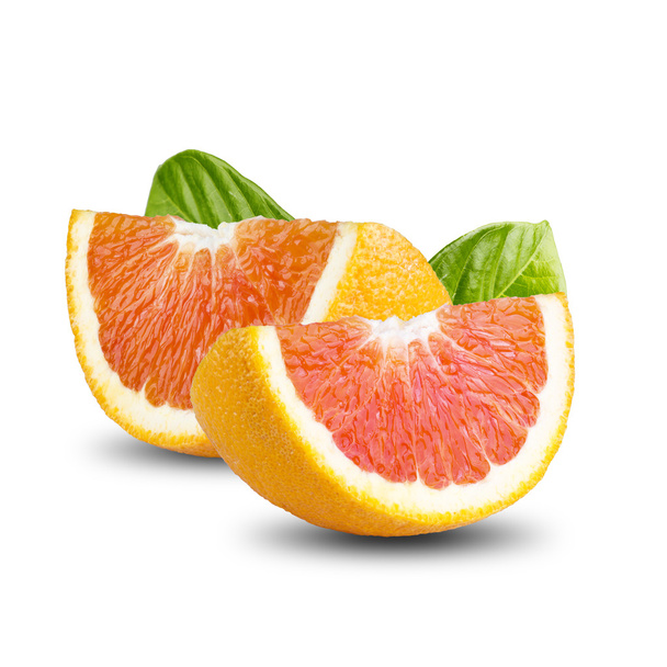 fresh grapefruit on white - Foto, imagen