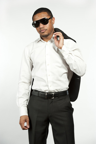 Serious Fashionable Black Man - Fotó, kép