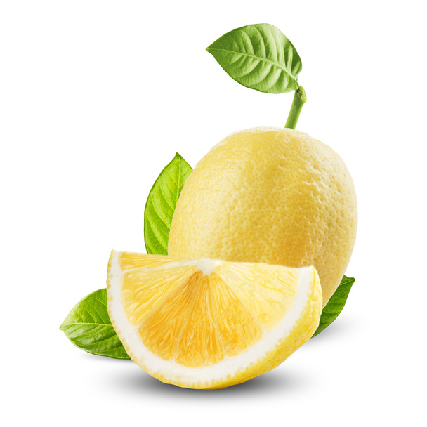 fresh lemons on white - Photo, image