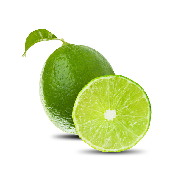 fresh limes on white - Photo, image