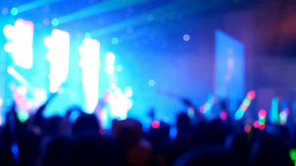 concert crowd in hall - Footage, Video