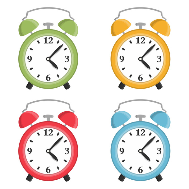 Alarm Clocks Set - Vektor, obrázek