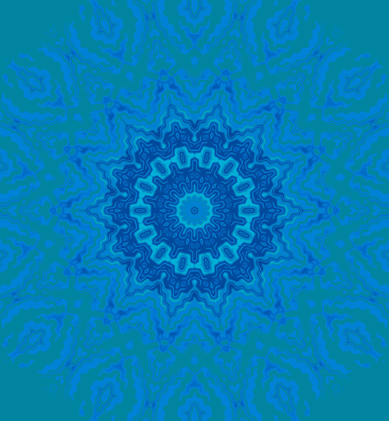 Seamless star pattern blue green - Fotografie, Obrázek