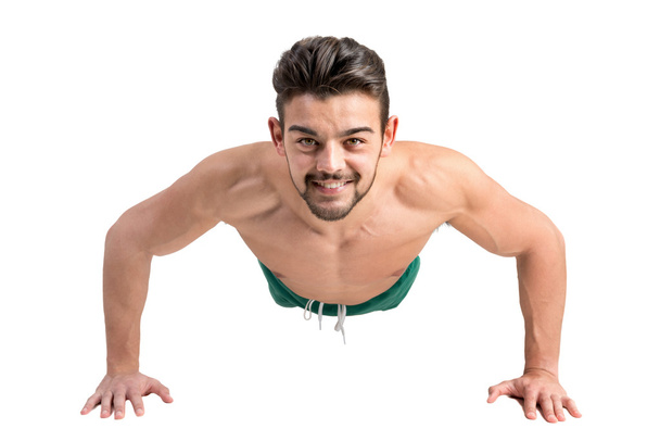 young man exercising - Photo, Image