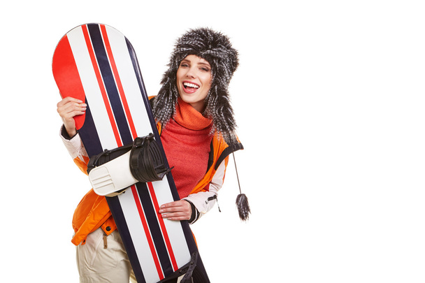woman in snowboarder suit - Fotoğraf, Görsel