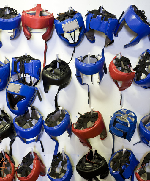 capacetes de boxe
 - Foto, Imagem
