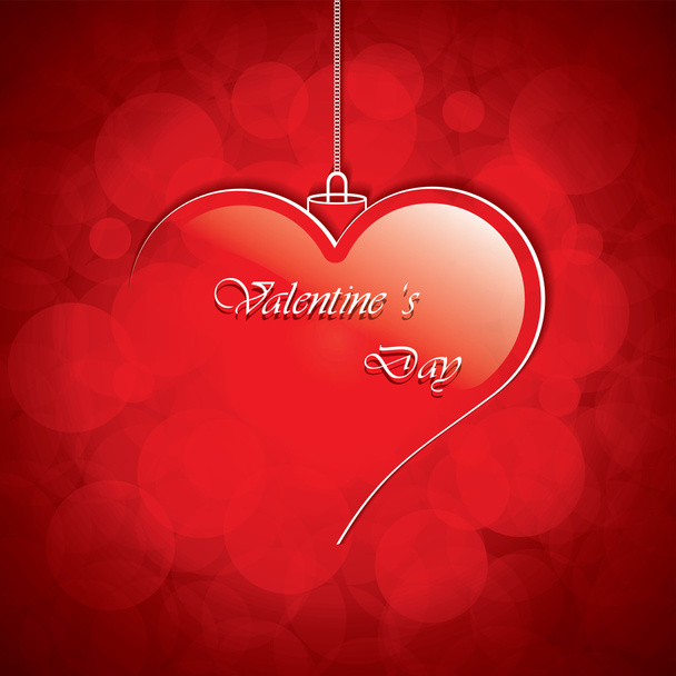 Valentijnsdag achtergrond - Vector, afbeelding