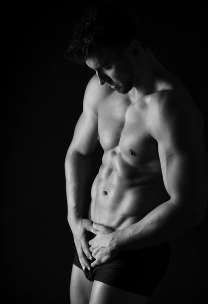 handsome young bodybuilder - Fotoğraf, Görsel