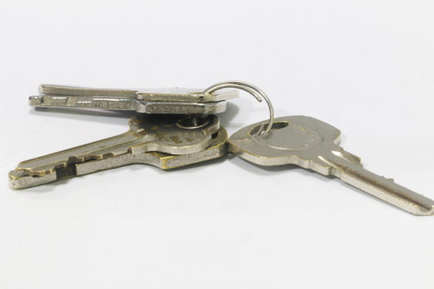 A kulcs és kulcskarikával - Fotó, kép