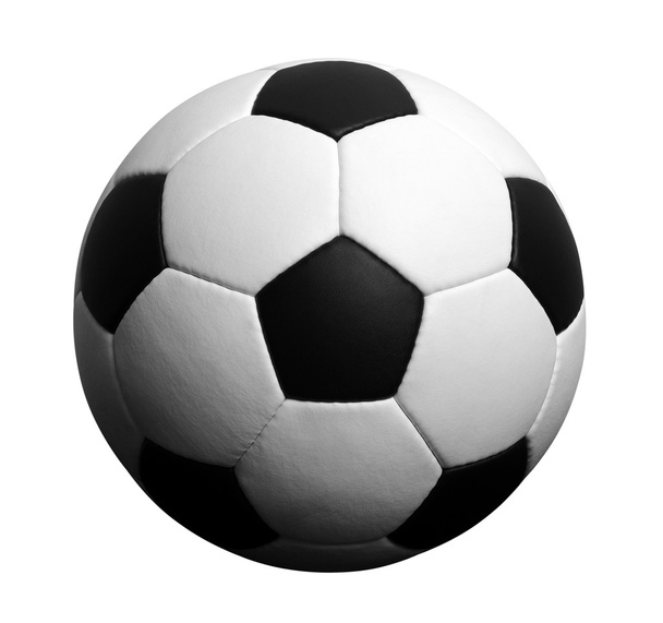beyaz üzerine futbol topu - Fotoğraf, Görsel