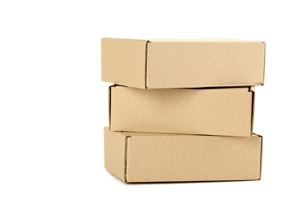 Empty cardboard boxes - Foto, Imagem