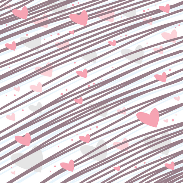 Heart background for love concepts - Vector, Image